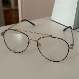 Clear Aviator Sunglasses